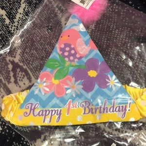Happy 1st birthday hat